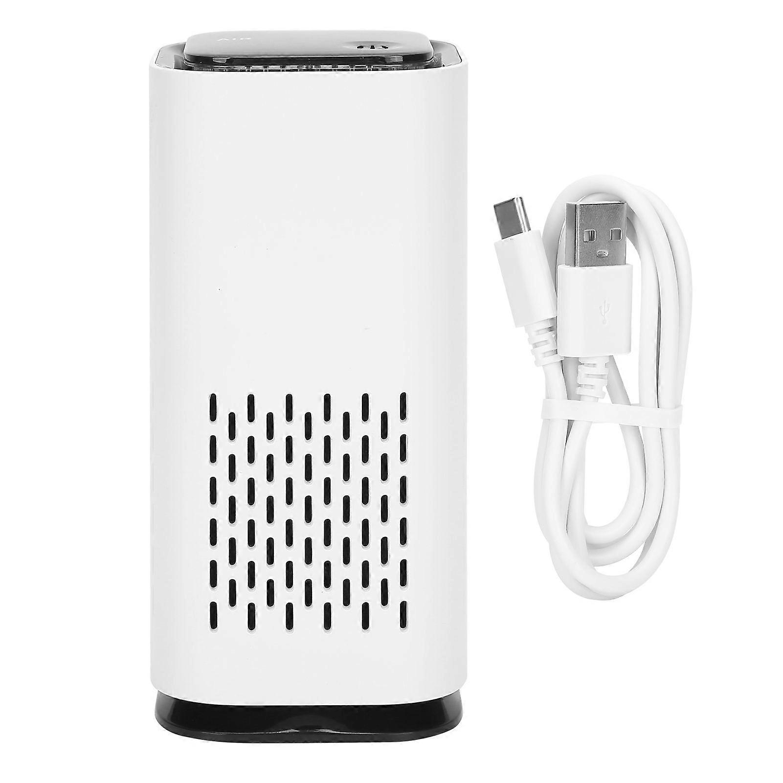 Mini Air Purifier Cleaner Mute Negative Ion Filter USB Power Supply 5V for Home Car