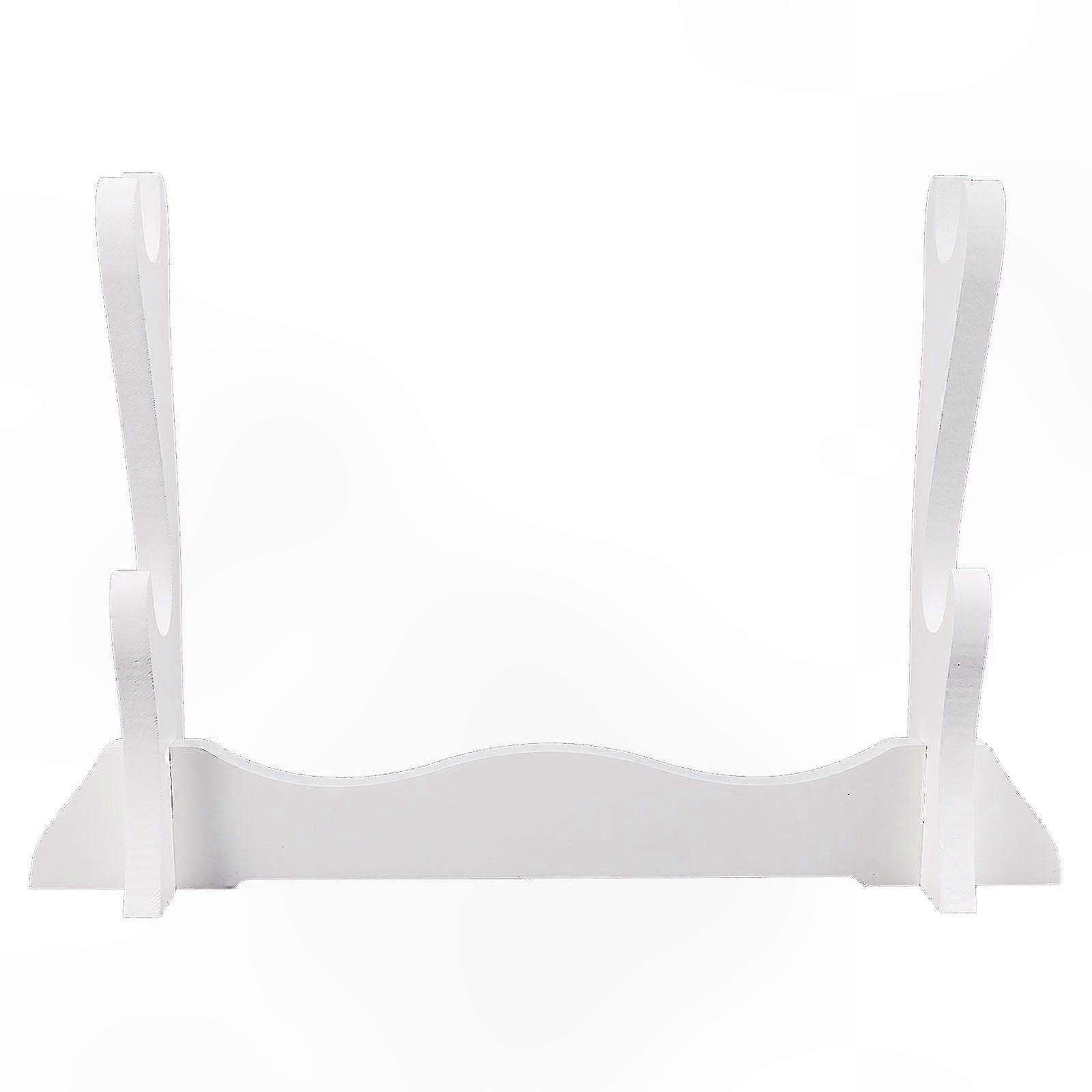 Wooden Display Stand for Sword or Flute Horizontal Storage Holder