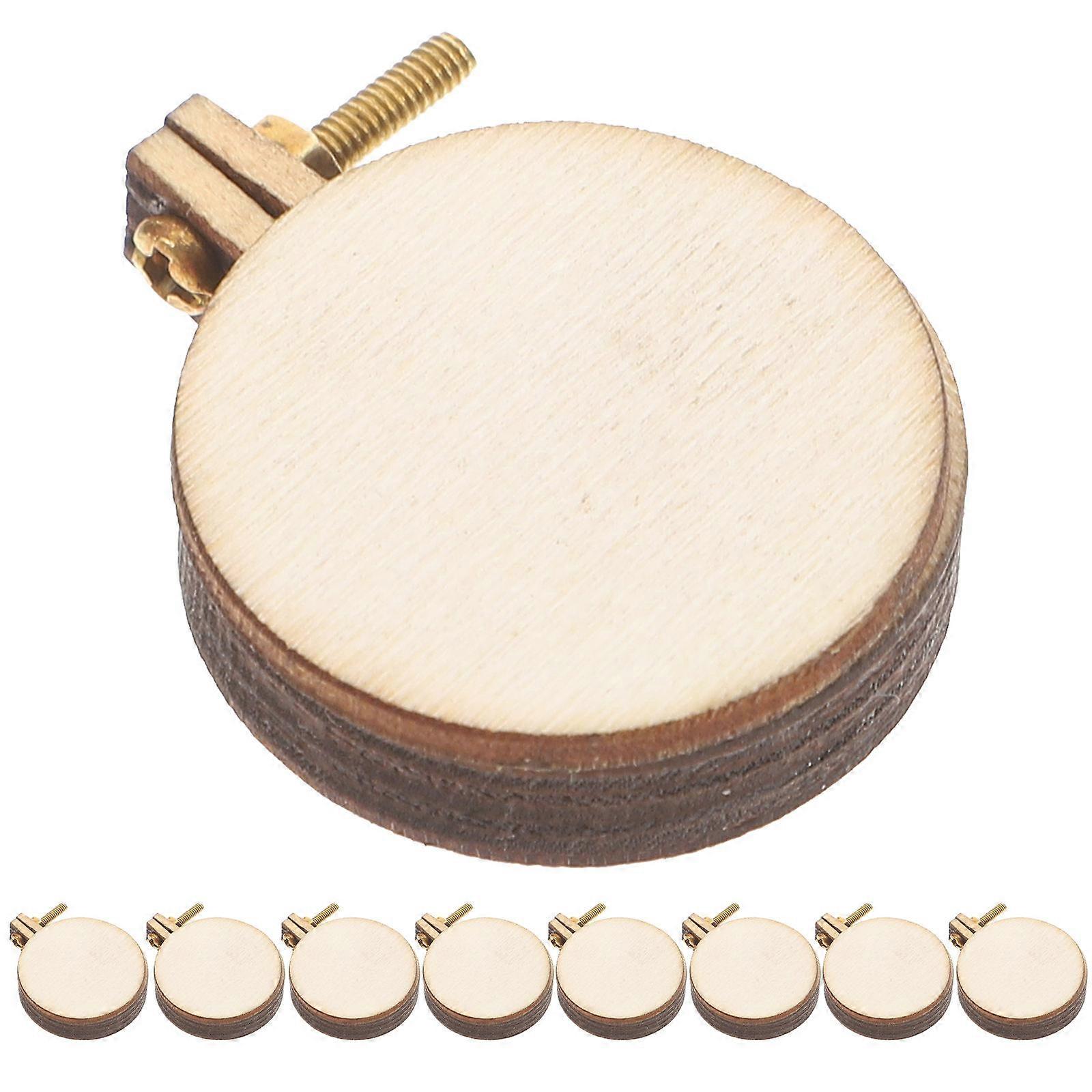 Craft Mini Embroidery Hoops Wooden Frames for Decoration 40Sets Supply