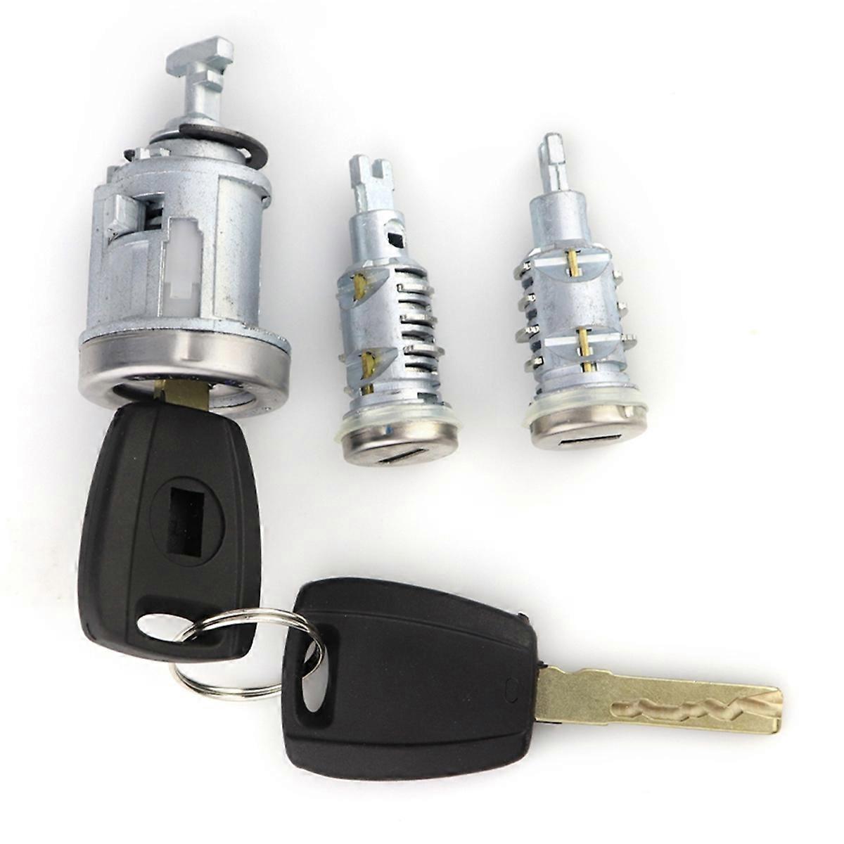 Complete Set Ignition Door Trunk Lock Cylinder for Doblo Perla GT15R
