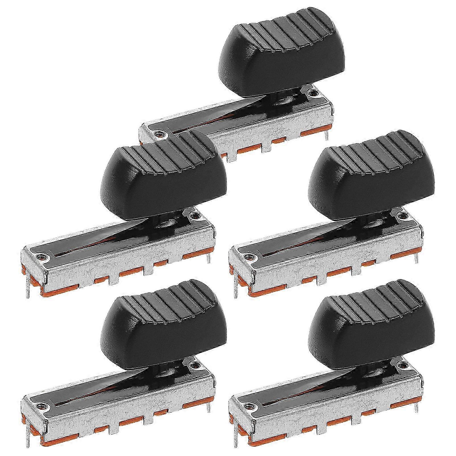 Mixer Attachment Knob Speed Control Single-Channel Straight Sliding Potentiometer 5Sets
