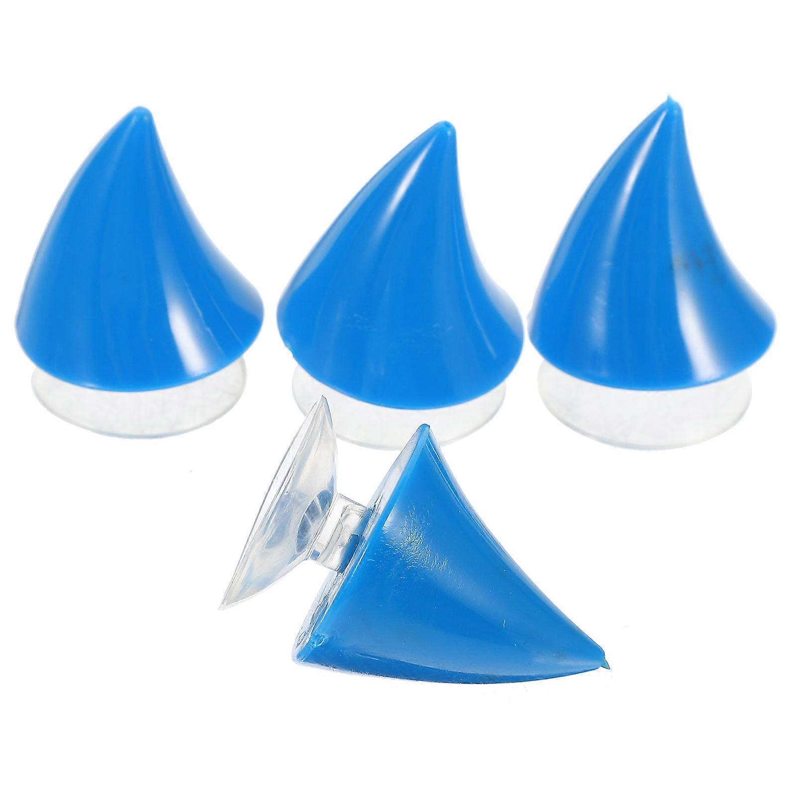 Plastic Motorcycle Horn Blue for Decoration 20Pcs Pack