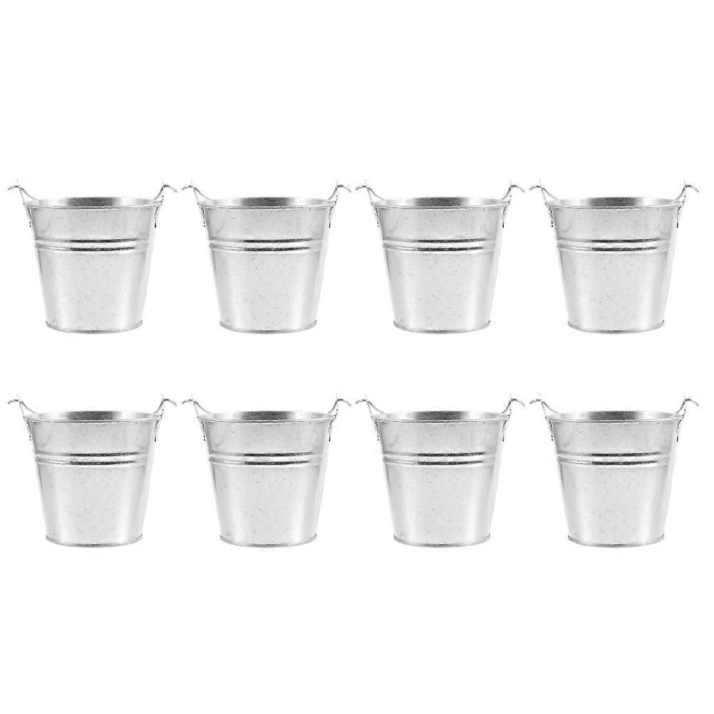 Mini Buckets Party Favors Small Bucket Party Supplies Handheld Basket 8Pack