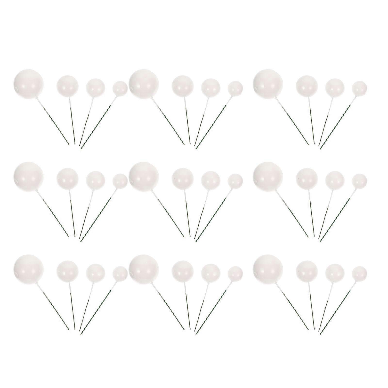 Egg Cake Balls Decorative Cake Decors for Birthday Use 40Pcs