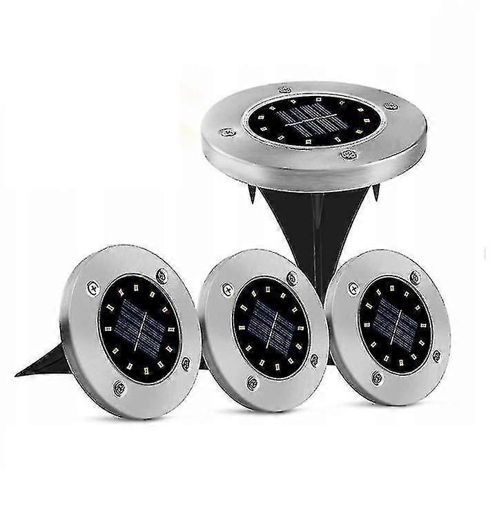 4Pcs Solar Underground Light 12 Led Dt9873