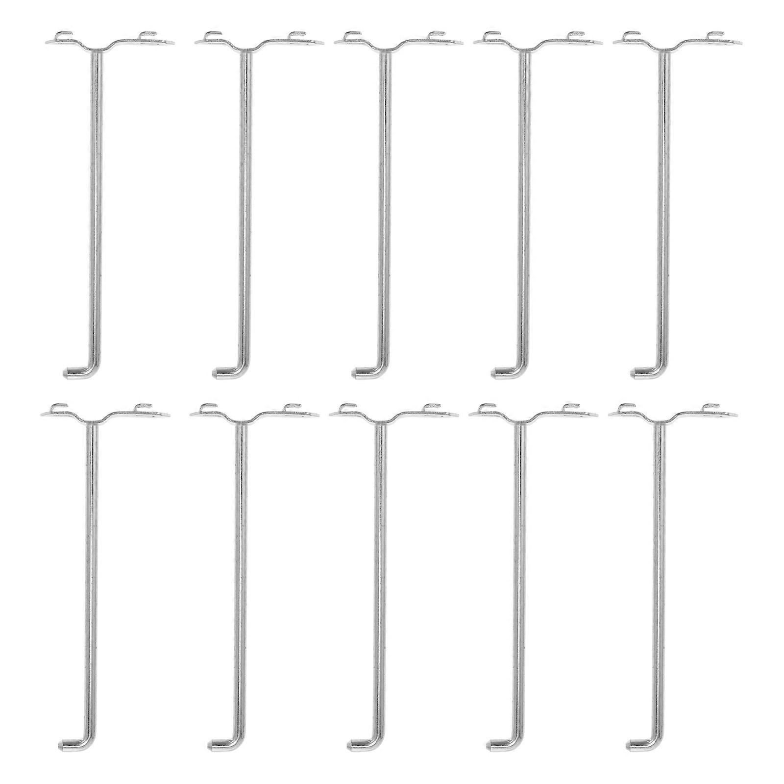 Silver Heavy Duty Hook Storage Organizer For Garage And Basement With Rust Prevention Coating 20 Pcs