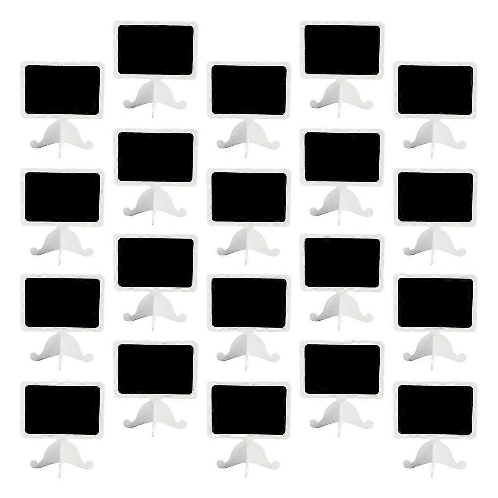 40 Pcs Small Memo Boards Rectangular Chalkboard Style For Convenient Display In Home Office Shop Perfect For Menu Board Usage With Sturdy Design