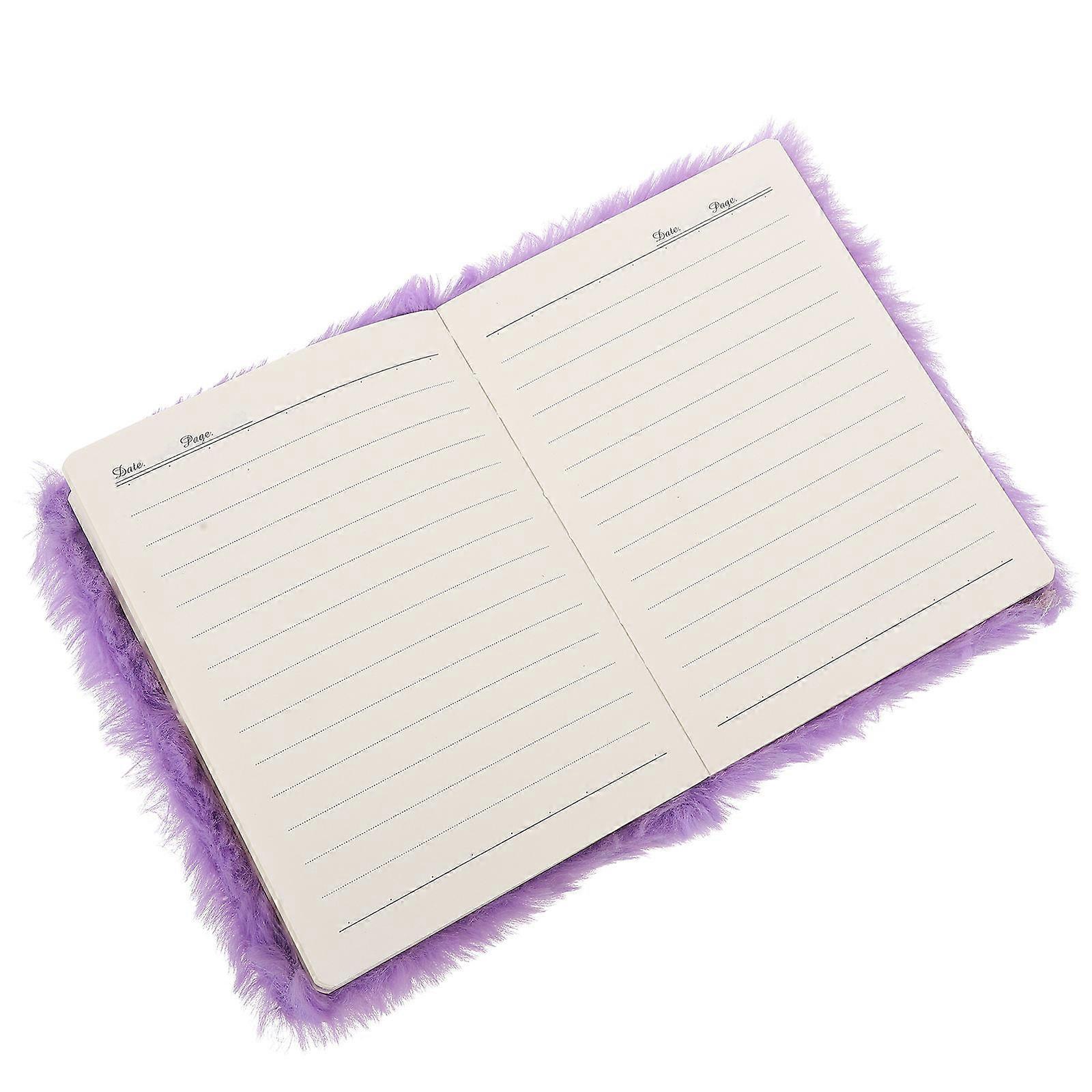 Fashionable Journal Book for Writing Use 2Pcs Notebook Violet