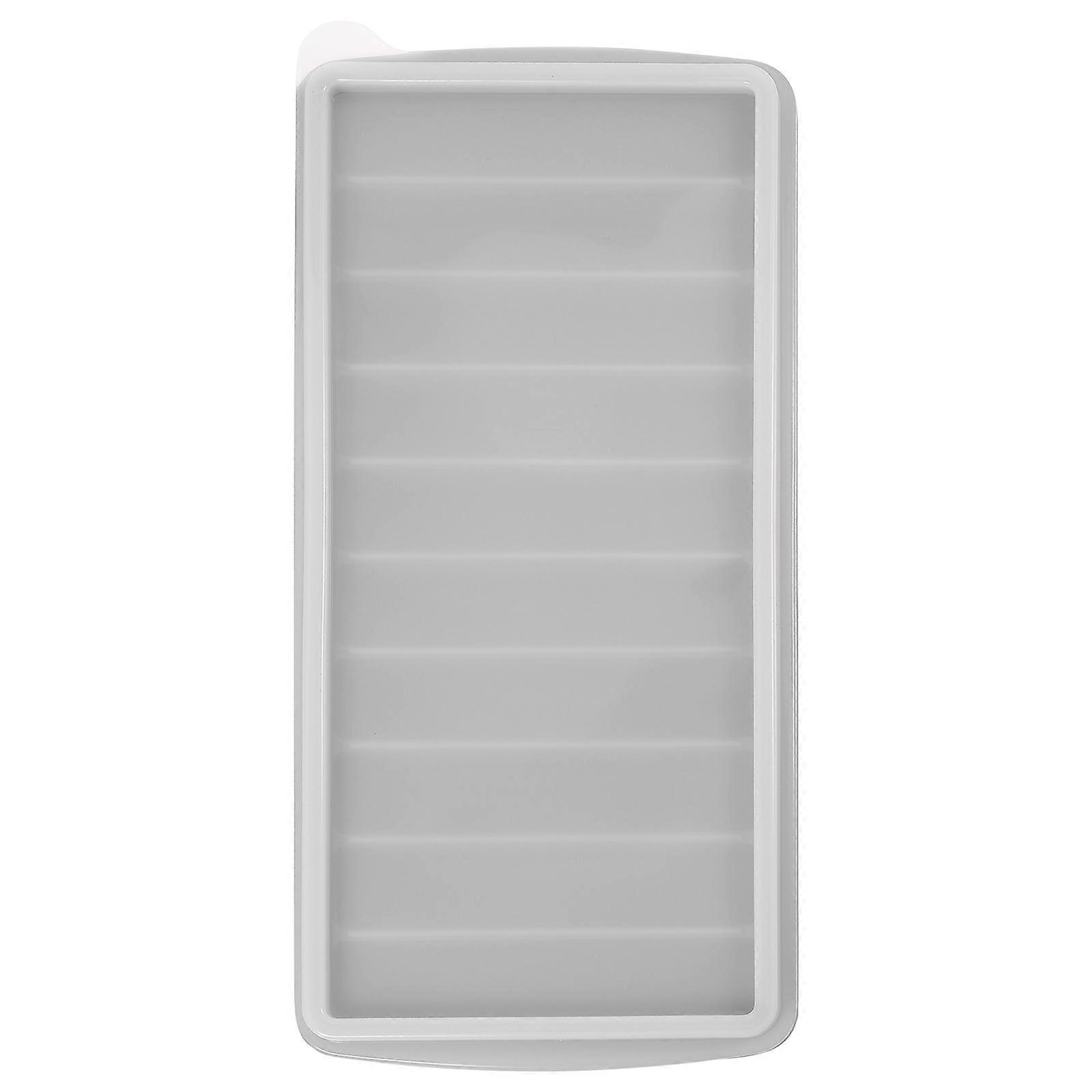 Ice Mold Silicone Bar Shaped Bars Beverage Shops Grey Silicone Stackable Design 1Pc