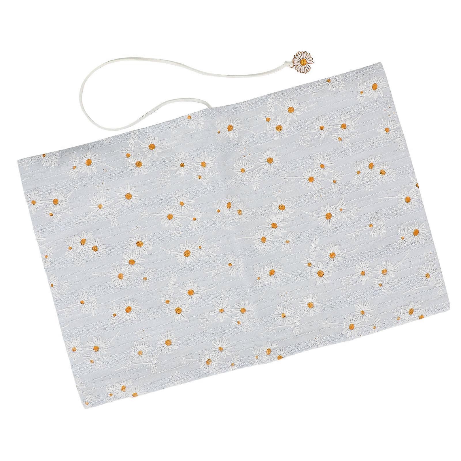 Fabric Book Cover Cloth Protector for Notebook Decor Lavender Sleeve