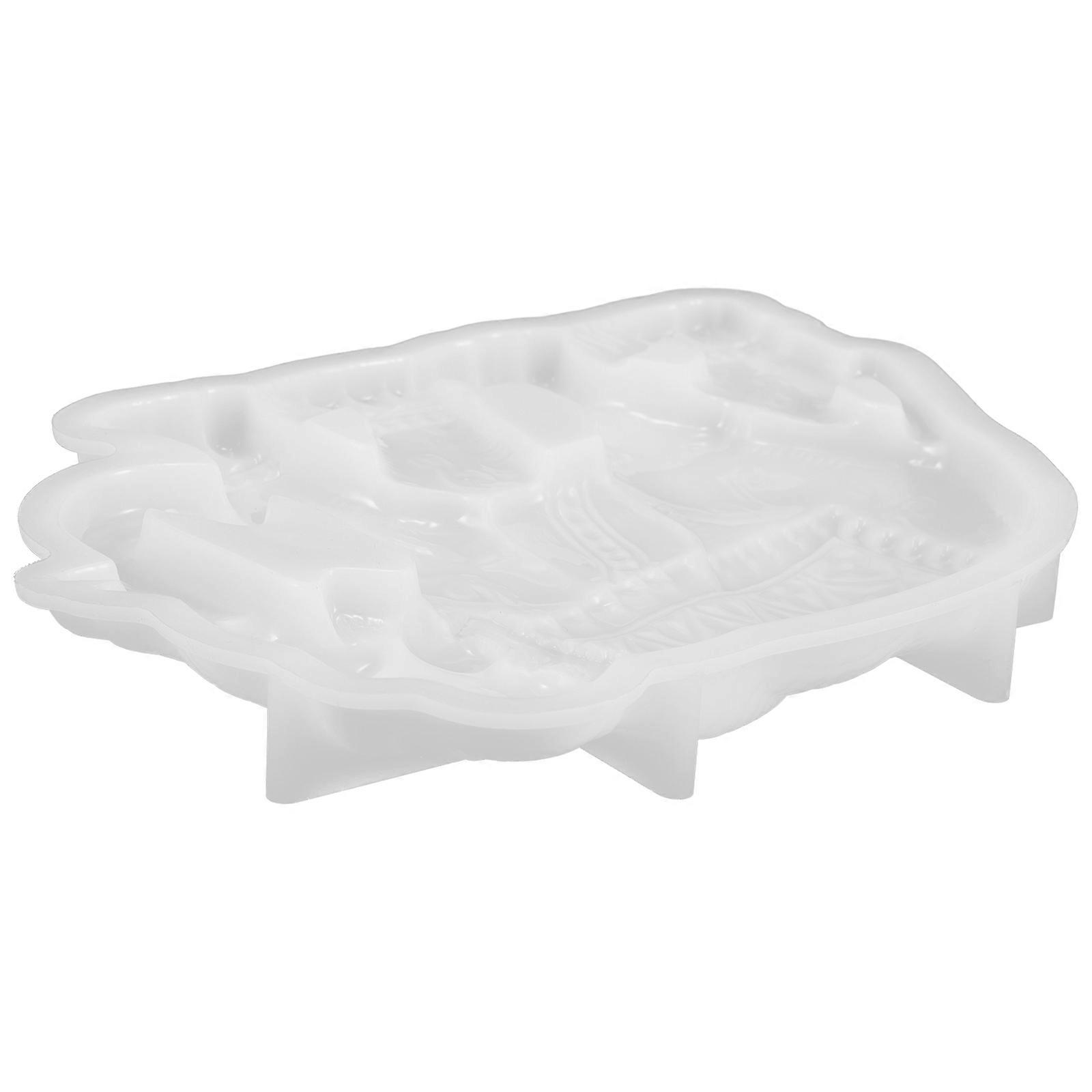 2Pcs Elephant Silicone Mold for Craft Flexible Hanging Epoxy Decorative Mold