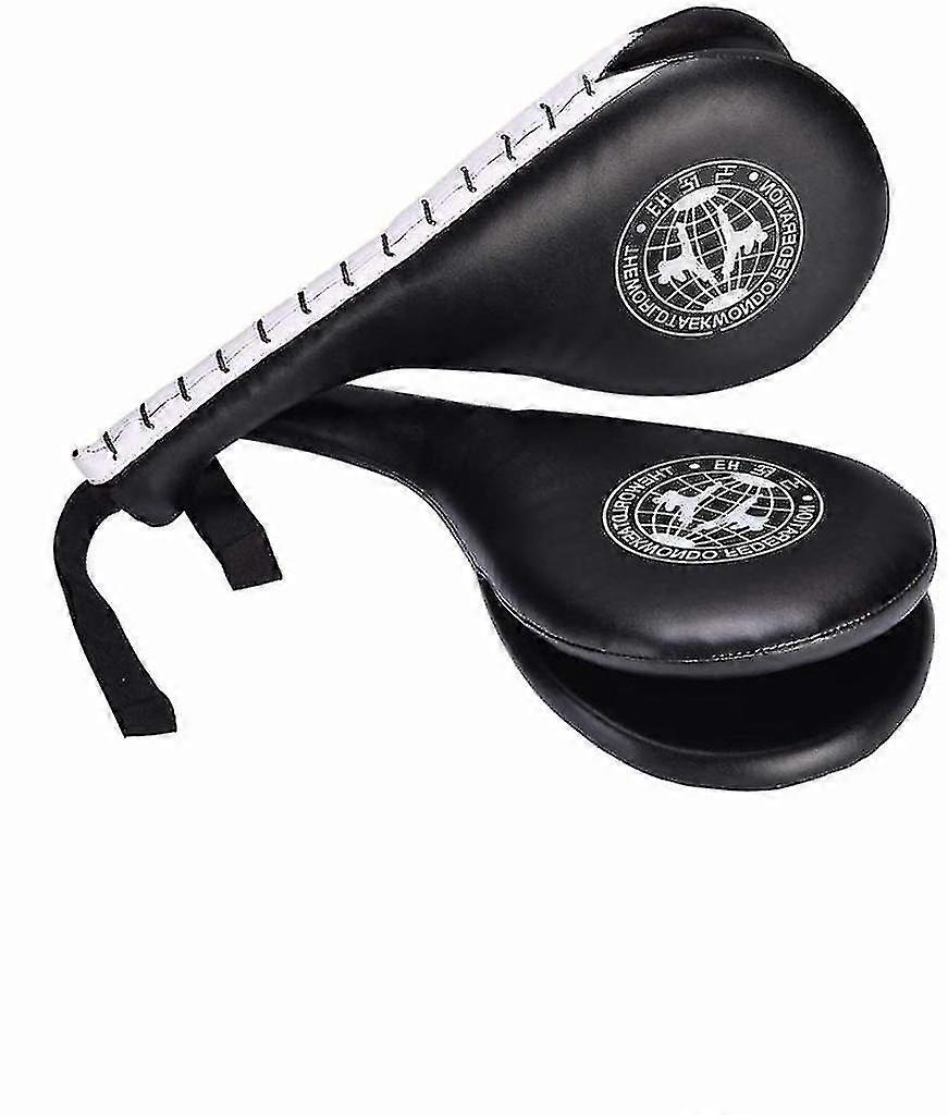 Taekwondo Kick Pad, 1 Pair Dual Side Target with Hand Strap for Low & High Kicks