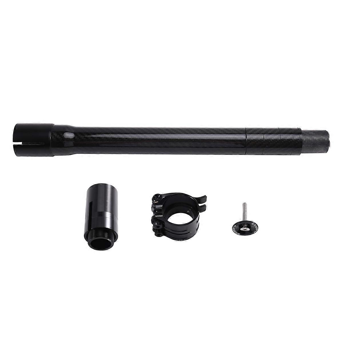 Stem Folding Bike Carbon Fiber Plugging and Unplugging Tube Integrated Folding Bike Handlepost Bright Black M26