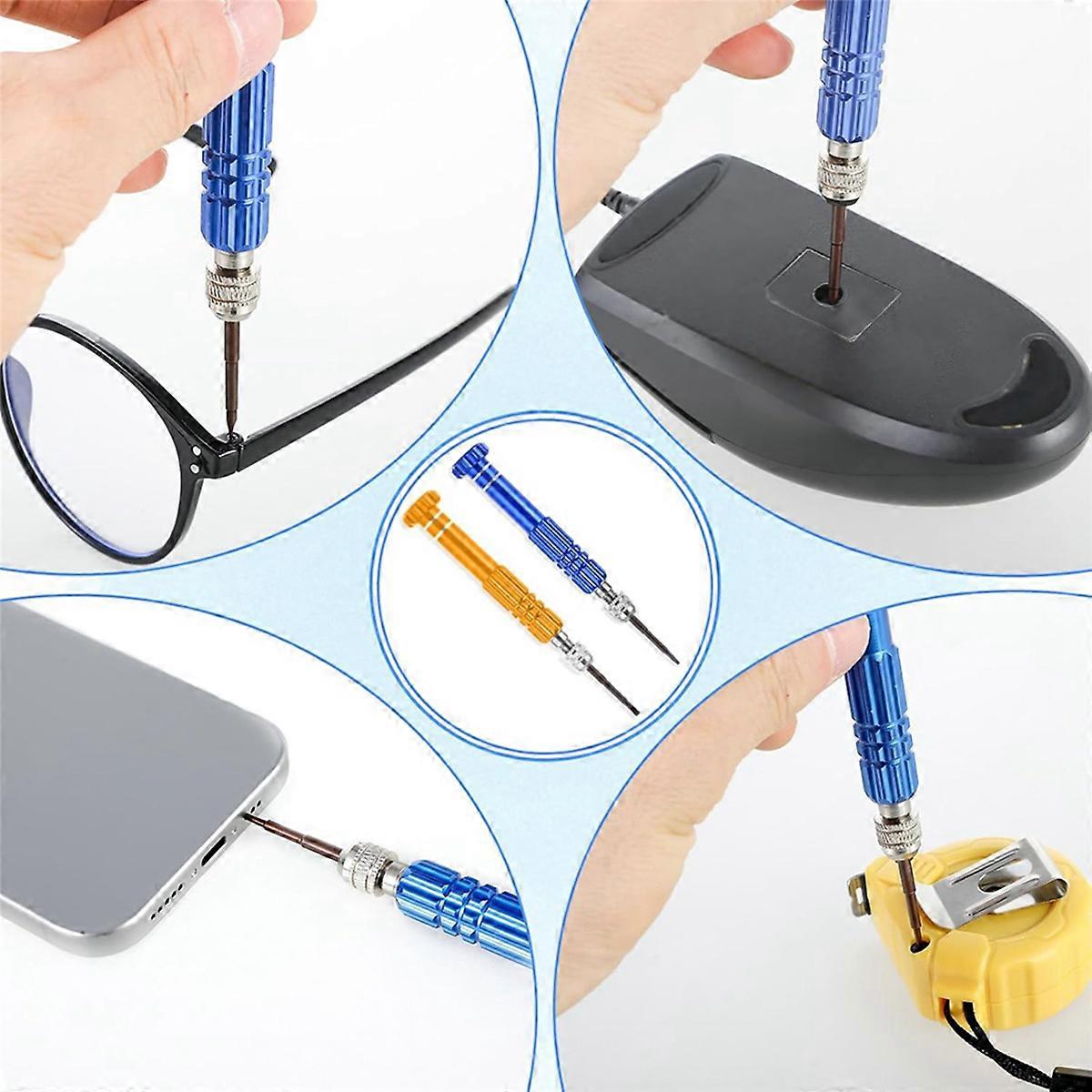 3 Set 5-in-1 Eyeglass Repair Screwdriver Kit Magnetic Watch Screwdriver