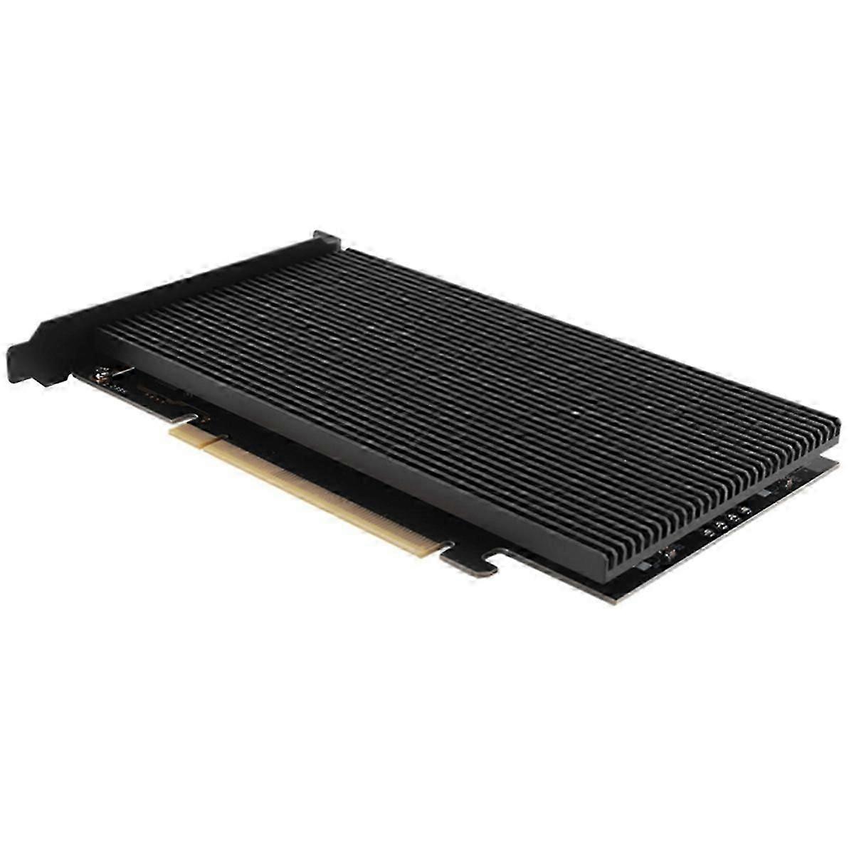 M.2 NVME to Pcie 4.0 X16 Adapter Card, Supports 4 Nvme M.2 2280, for Bifurcation
