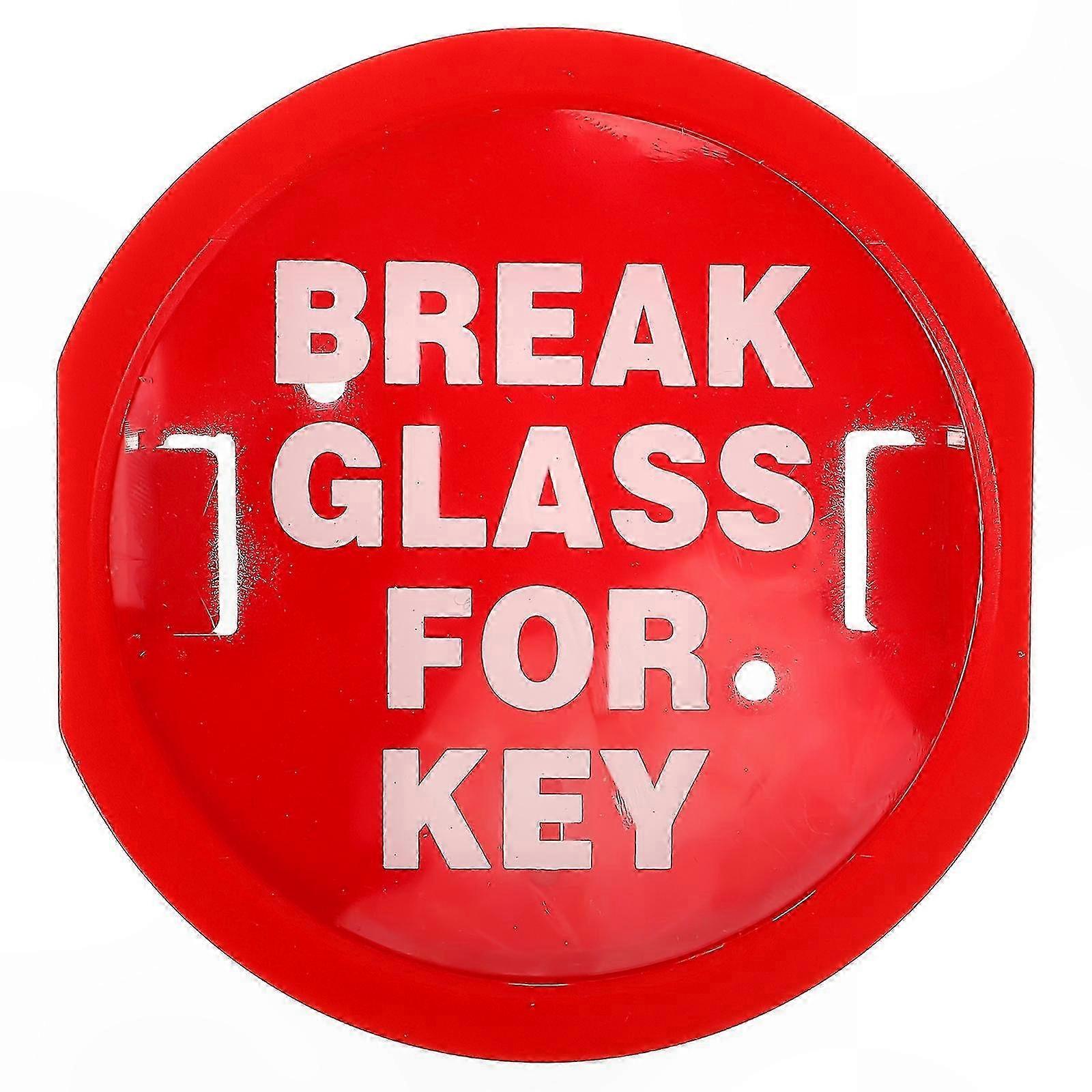 Key Storage Lock Box for Emergency Access, Durable Outdoor Key Safe with Break Glass Feature