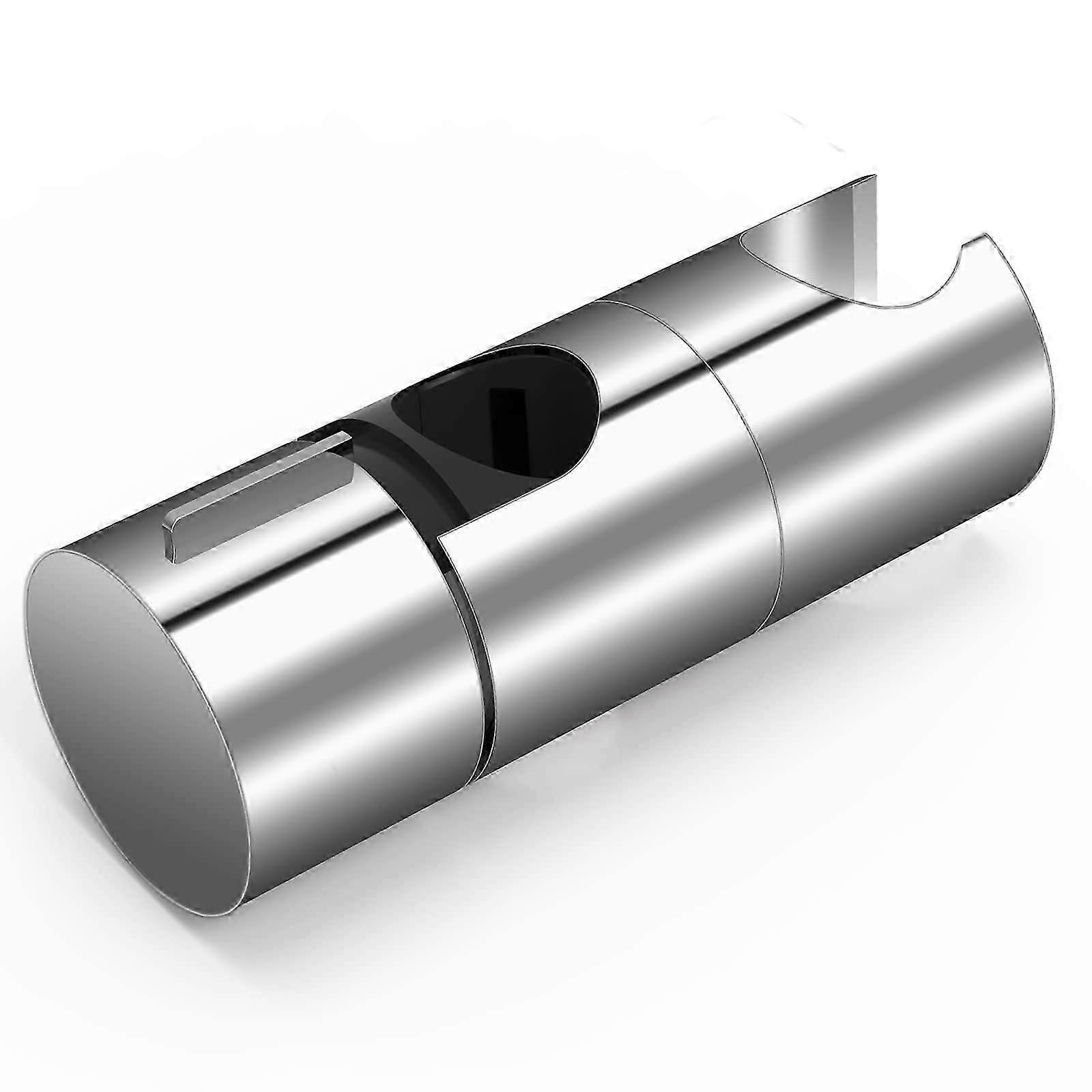 シャワーホルダー18-25MM直径調節可能なクロームデザインのハンドヘルドシャワーホルダーシャワーロッドの簡単な取り付け