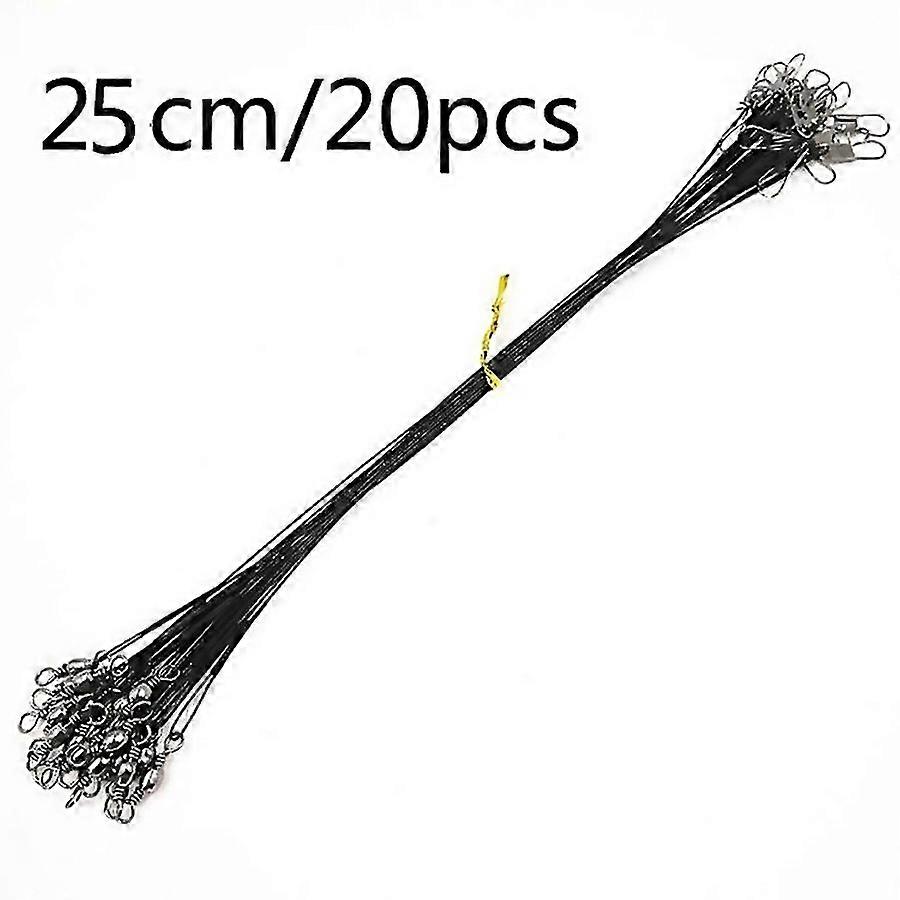For 20 Pcs Luya Front Wire With Pin Wire Antibite Wire