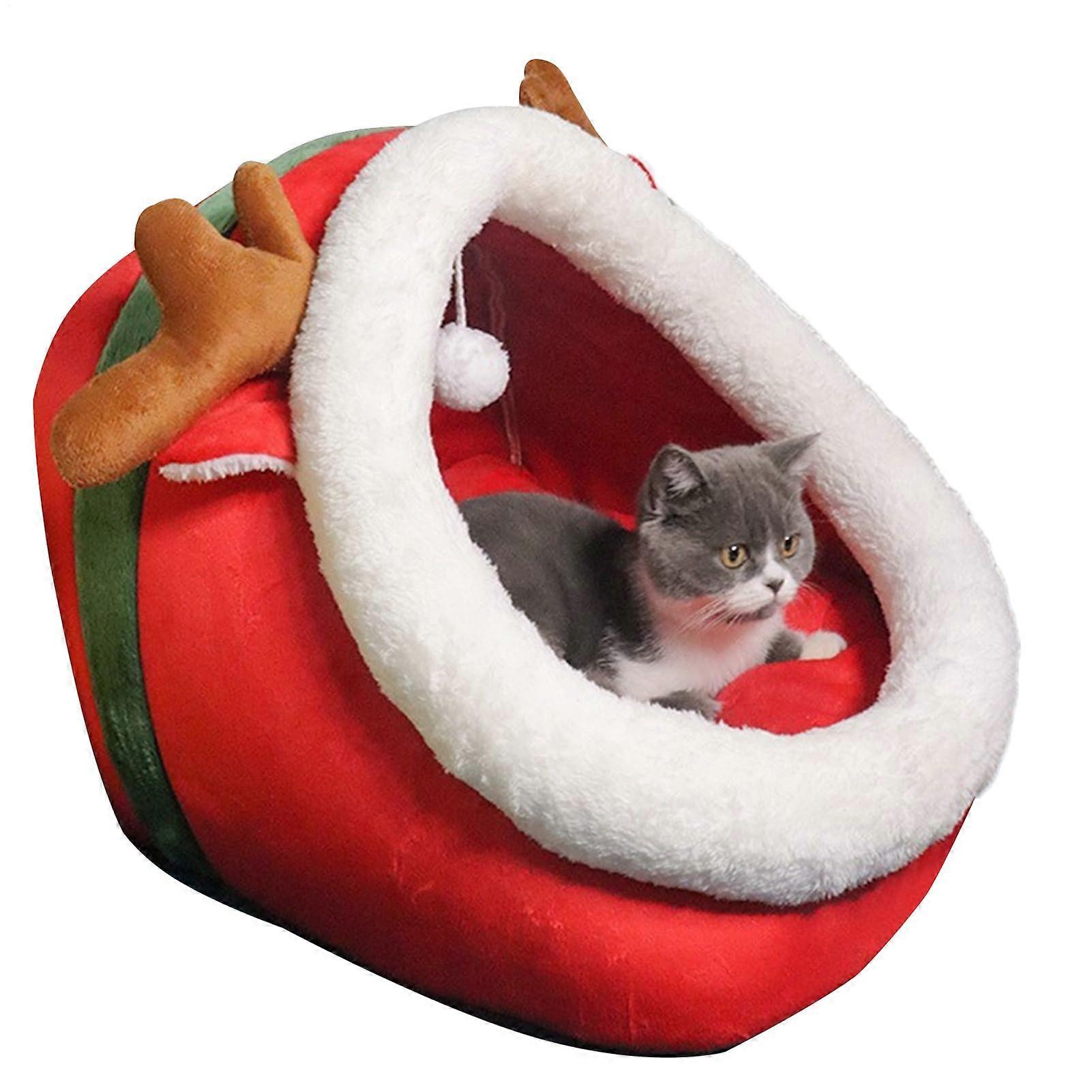 Cat Nest Indoor Cave Bed Soft Plush Material, Winter Warmth, Cozy Sleep And Relaxation