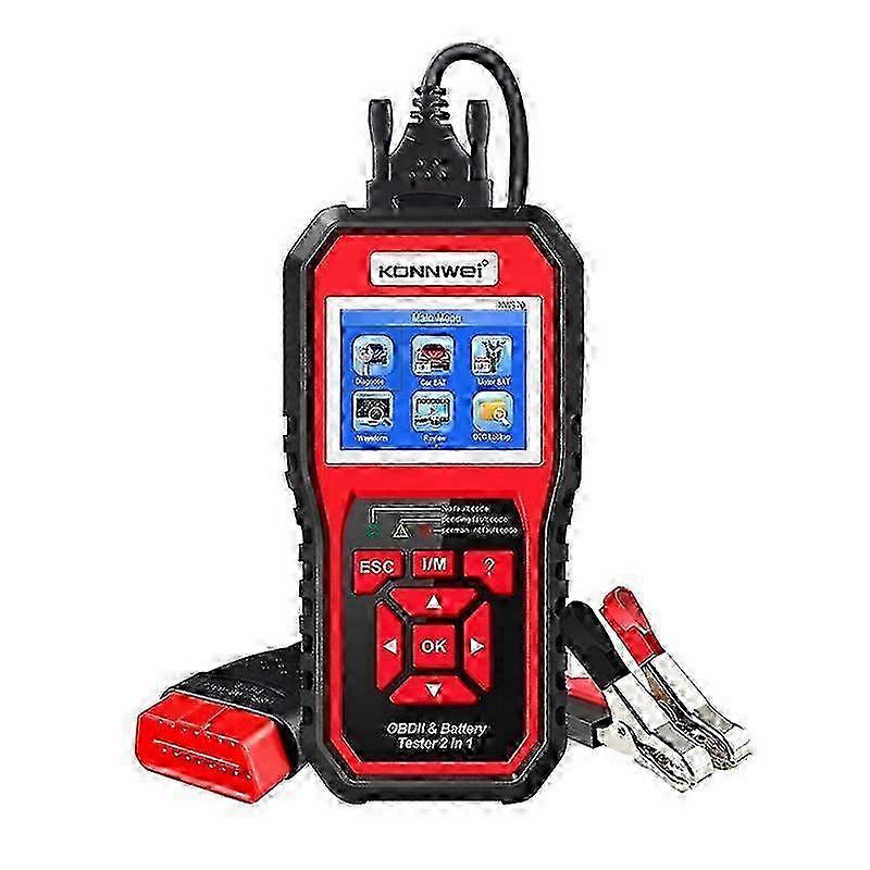 KONNWEI KW870 2 in 1 Car OBD2 Fault Diagnosis + Battery Tester nc-u7
