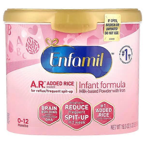 Enfamil, A.R.ÃÂÃÂ¢ÃÂÃÂÃÂÃÂ¢, Infant Formula, Milk-Based Powder With Iron, 0-12 Months, 19.5 oz (553 g)