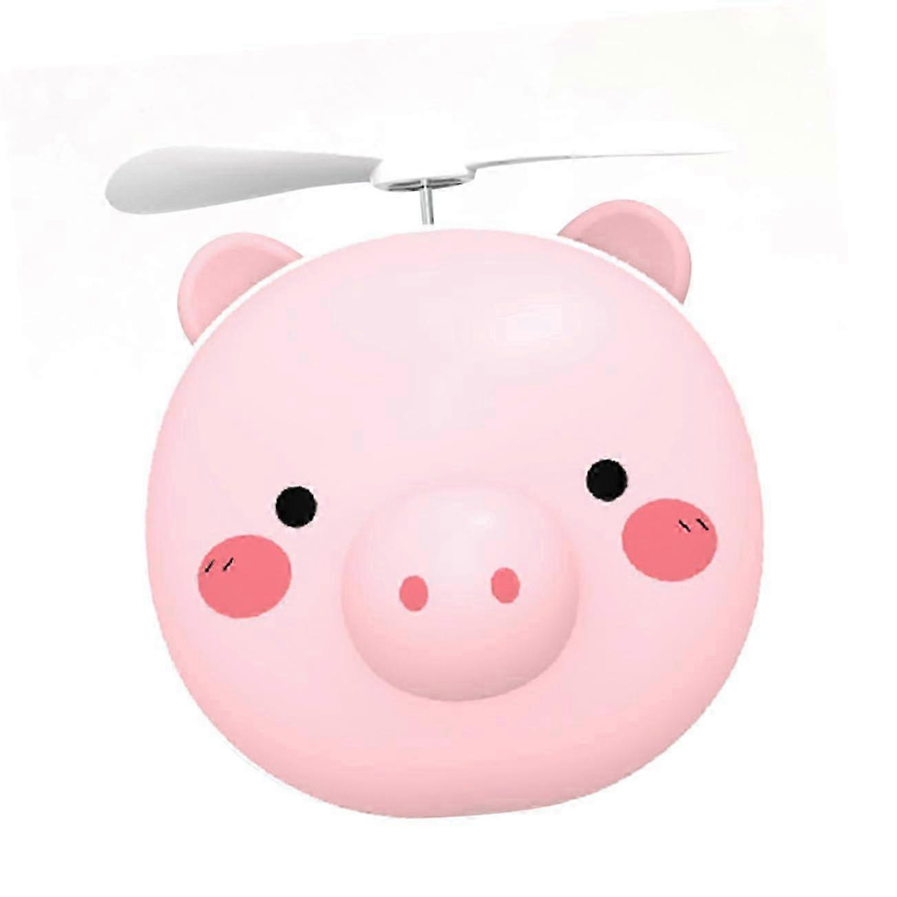 Makeup Mirror Fan USB Mini Fan Pink, Portable, Compact, Ideal for Make-Up Applications, 1 Watt