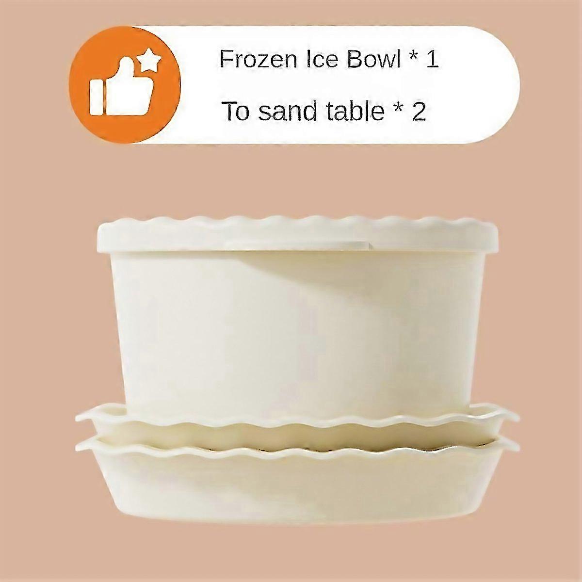 For New Portable Mini Hand Crank Ice Crusher Manual Ice Shaver With Ice Block Tray And Bowl For Camp