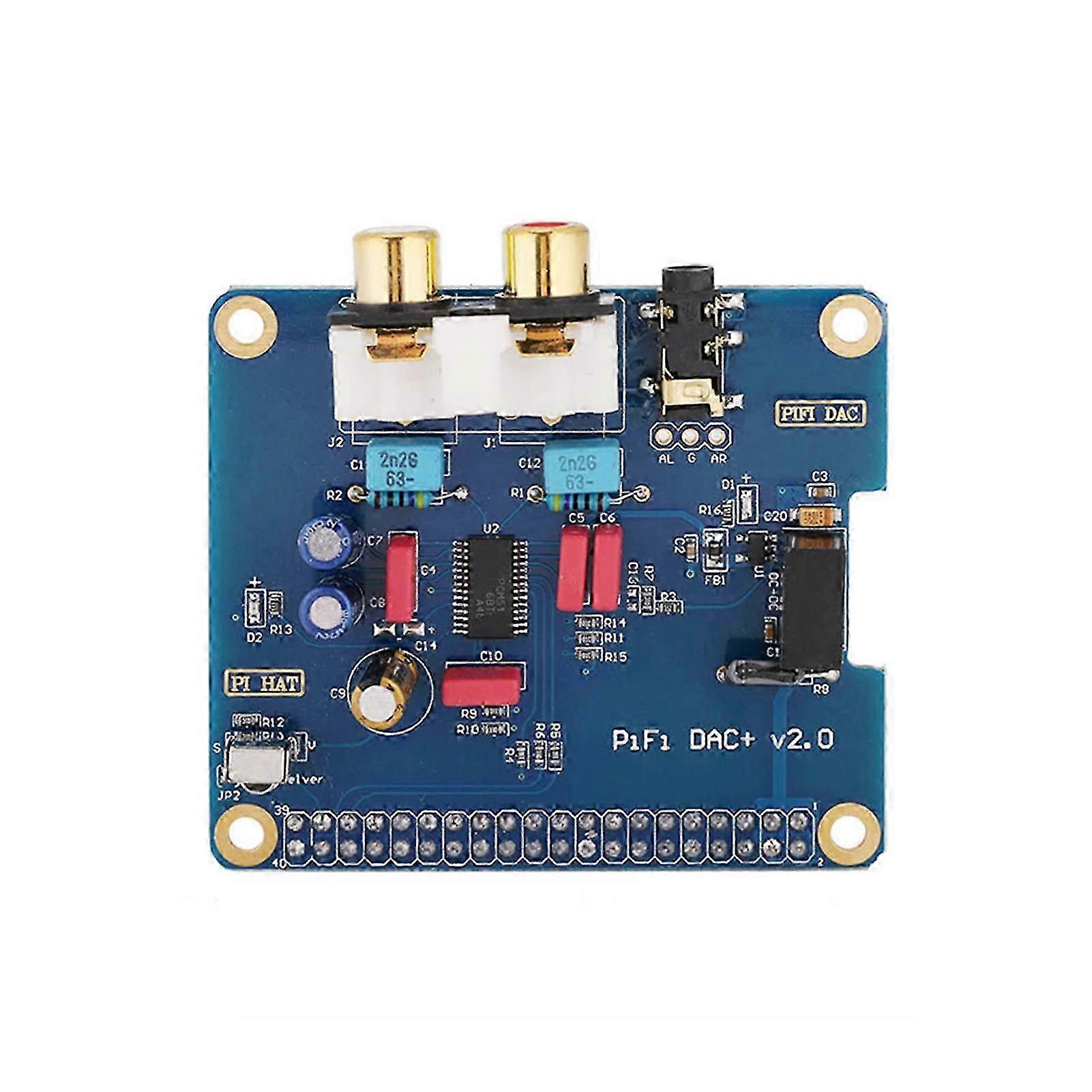 I2S Interface PiFi DIGI DAC + HIFI DIGI Digital o Card for Raspberry PI 3 Model B / 2B / B 25-26s