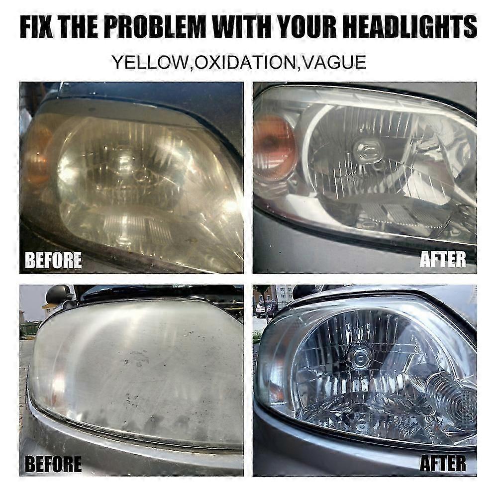 headlight cover cleaner and restorer for car