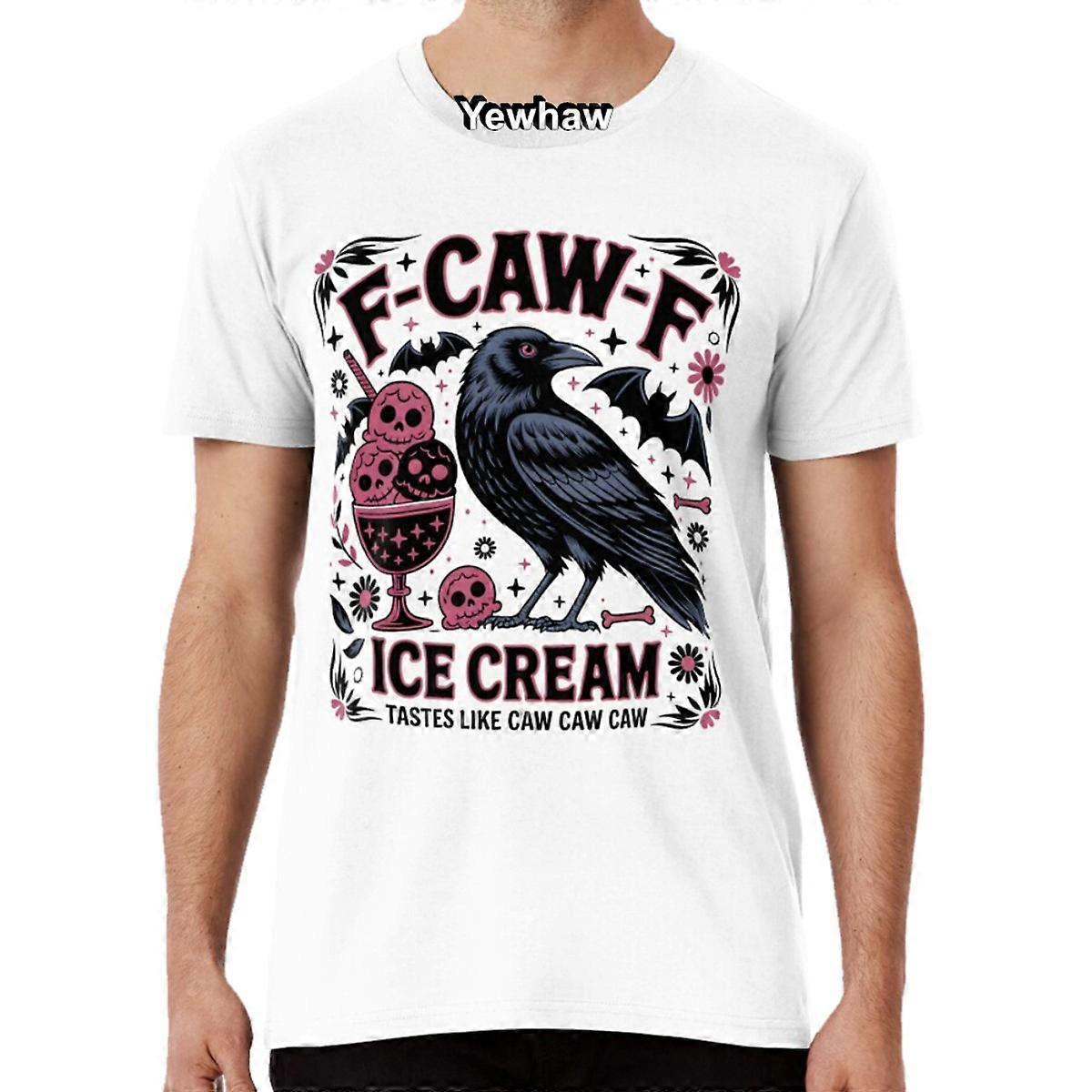 HISHARK F Caw F T-shirt White XXXL