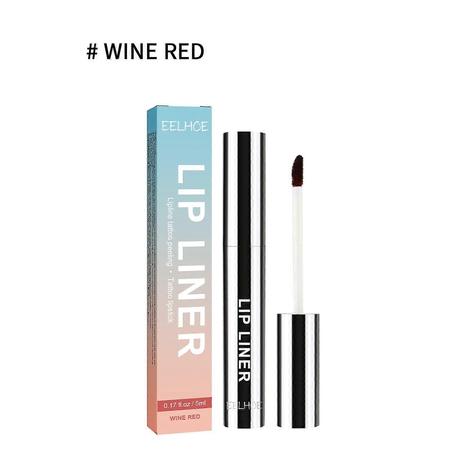 Eelhoe Stripping Type Lip Liner Outline Lip Shape Showing Lip Color Waterproof Not Smudge Stripping Type Lip Liner Lip Brush
