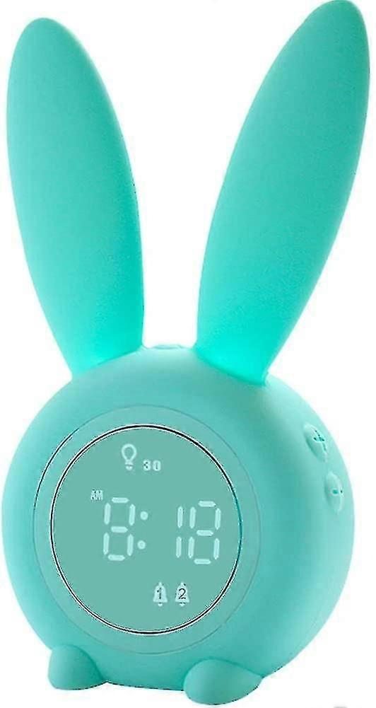 Cute Rabbit Table Clock Digital For Children Sleep Alarm Household Supplies Multi Function Snooze Timer C