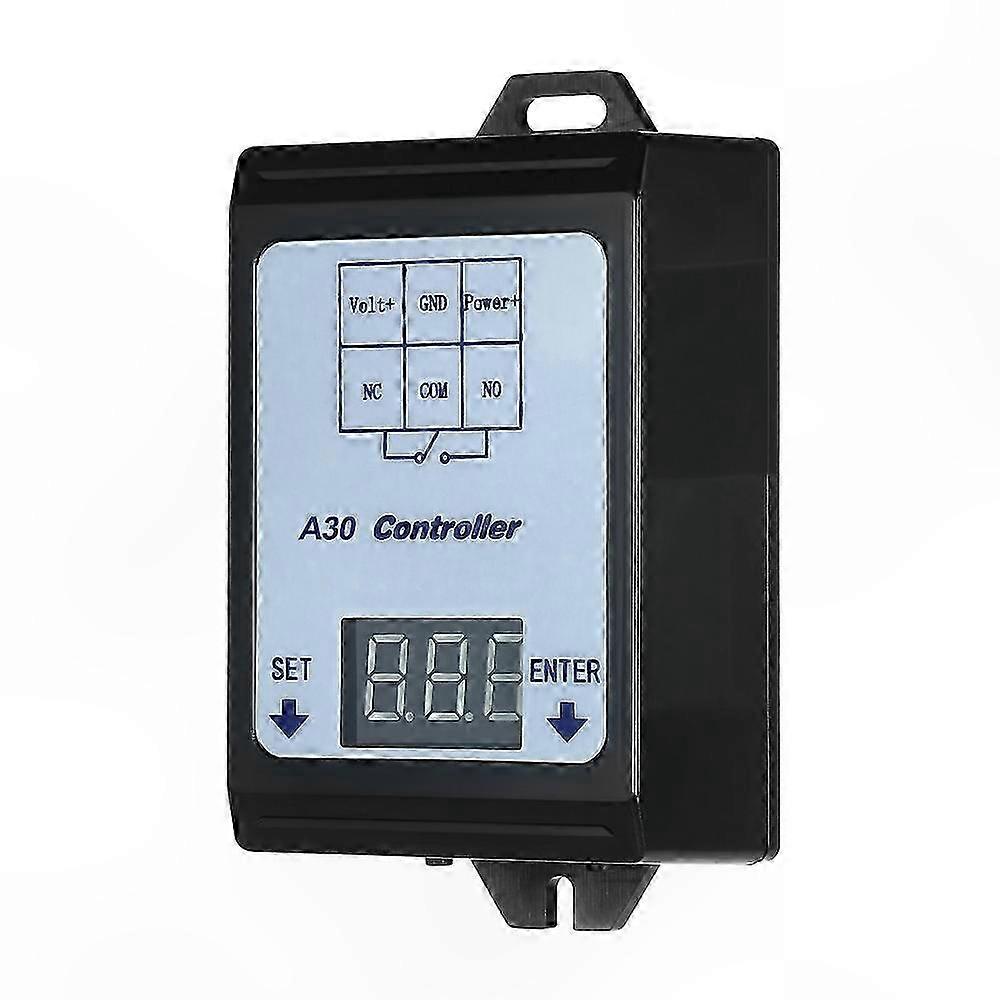 Voltage Detection Relay Switch Controller for 6-80V Charging and Discharge Monitoring with Protective Case