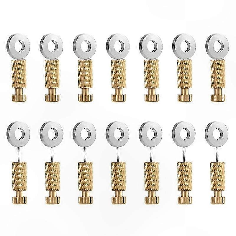 14Pcs Leather Positioning Needles, Suture and Locking Pins for Leathercraft Projects