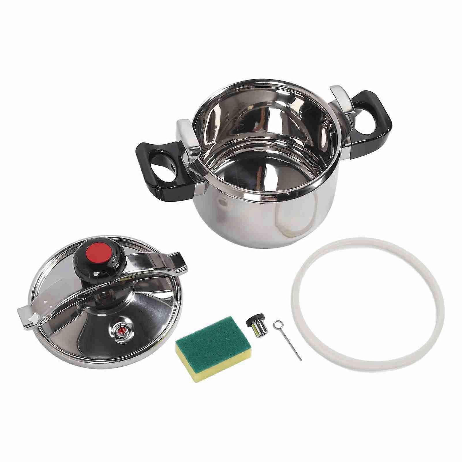 قدر ضغط من الفولاذ المقاوم للصدأ مضاد للانفجار سعة كبيرة موقد تجاري متوافق مع وعاء الضغط للطبخ 11 لتر 