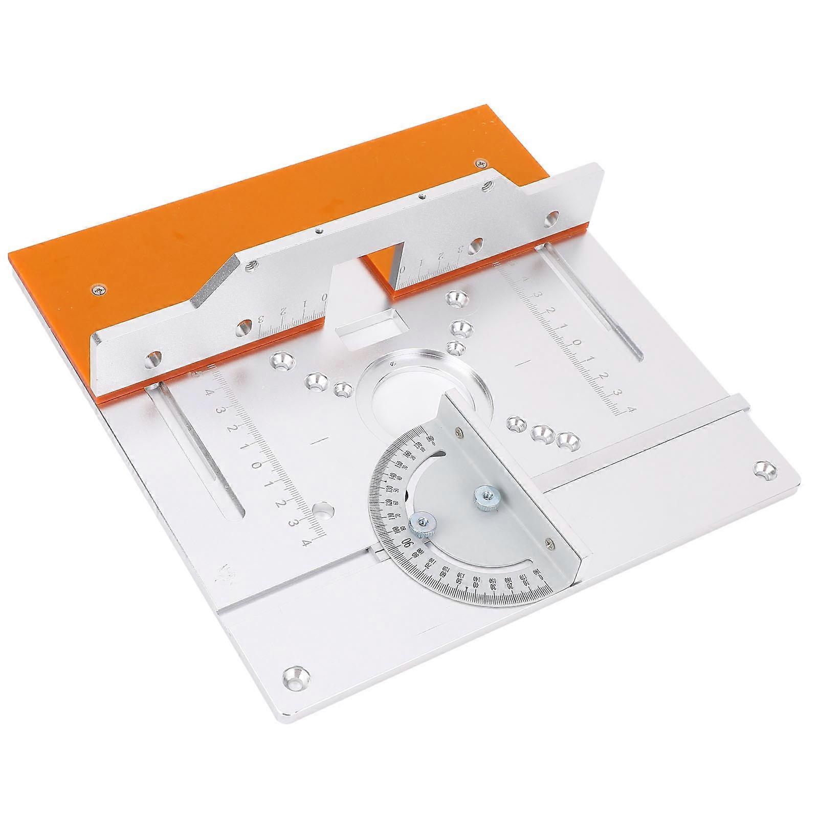 Aluminium Router Table Insert Plate Table for Woodworking Benches Router Plate Wood Tools Milling Trimming Machine 