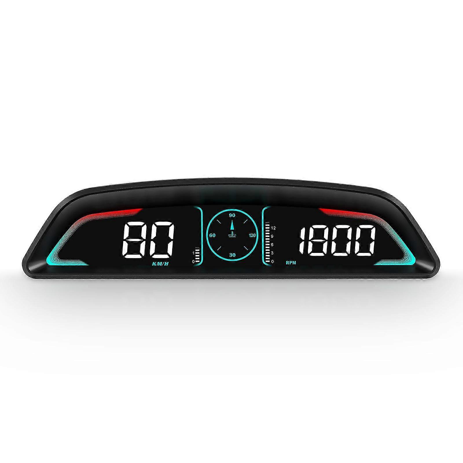 2025 Car HUD OBD Multi-function Dashboard Speedometer Oil Level Sensor Tachometer Universal