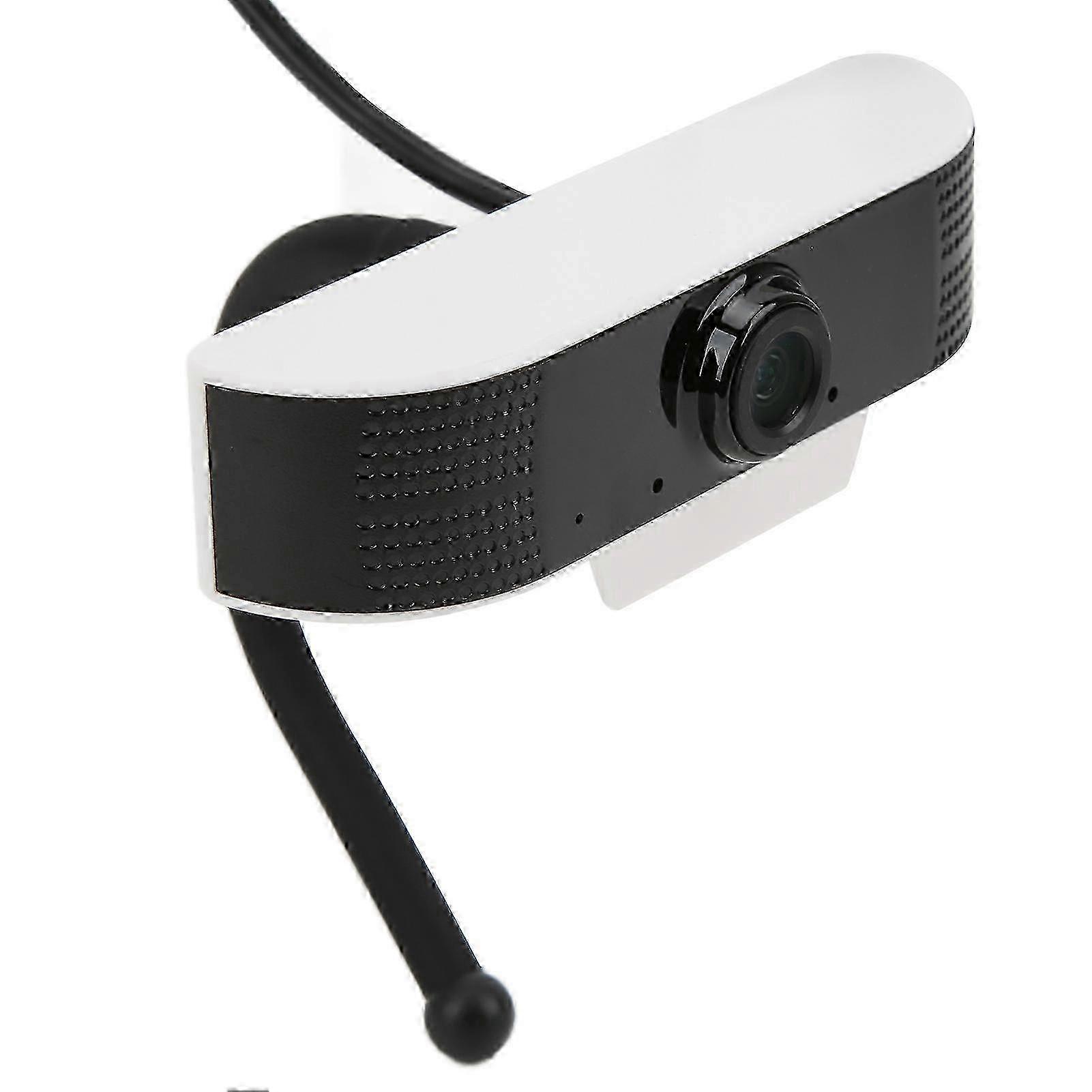 USB 2.0 Mini Webcam with 1080P at 30FPS & 50dB Noise Reduction for Windows 7/8/10
