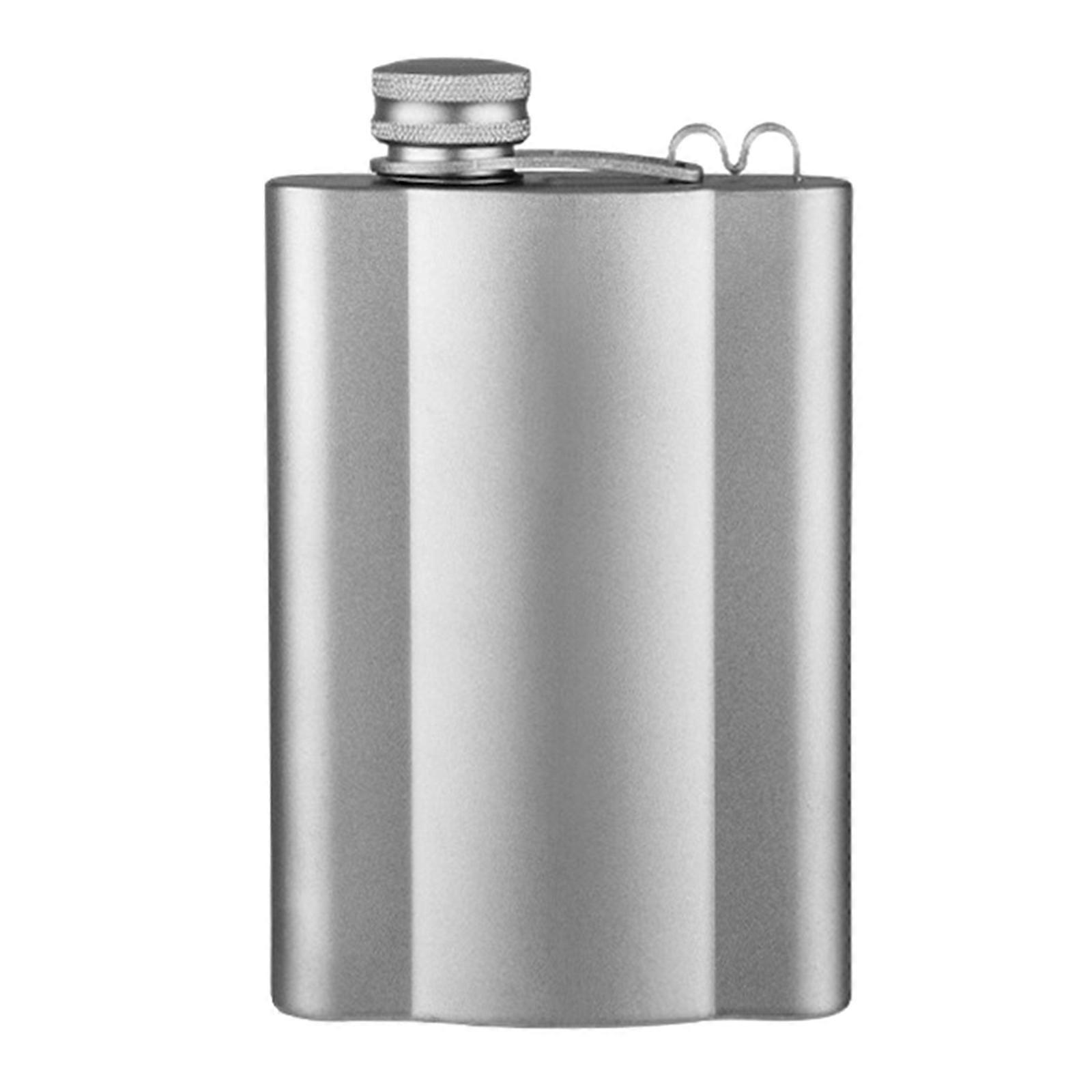 Titaniums Travel Flask with Ergonomic Shape 180ml Camping Liquor Container Rusts Proof Sport Bottle for Outdoor Multicolor