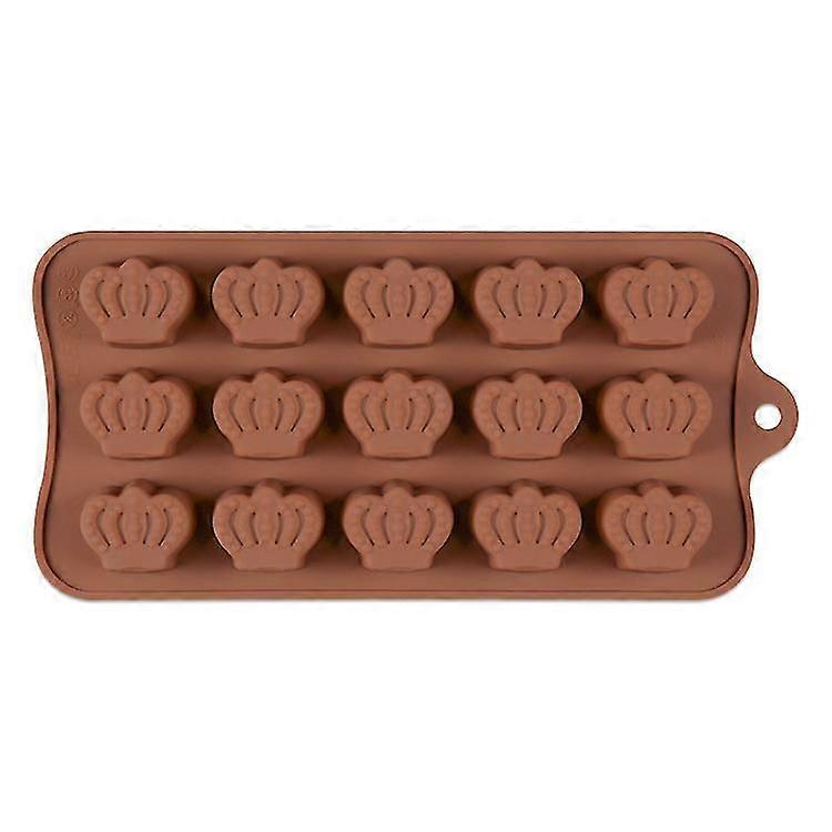 ECELEN Crown (لون عشوائي) قوالب سيليكون متنوعة ، قالب سيليكون من الدرجة الغذائية للشوكولاتة ، الحلوى ، الهلام ، مكعبات الثلج. STCYV