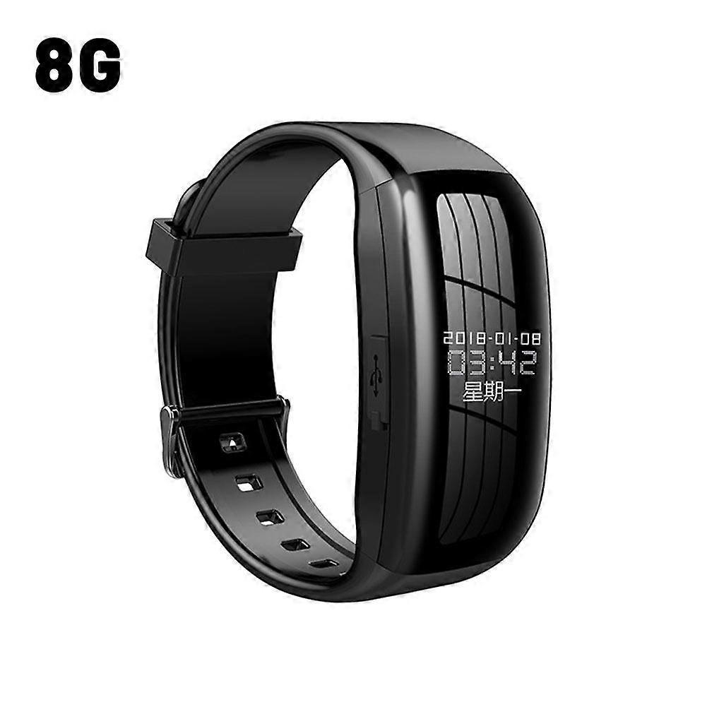 Smart Voice Control Wrist Recorder Watch with HD Noise Reduction MP3 Playback and Secure Password Protection