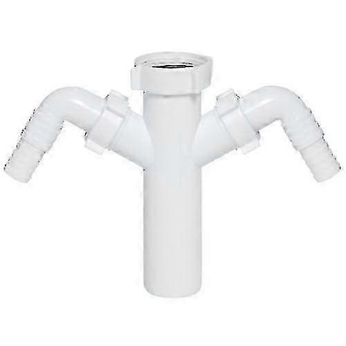 Drain Waste Trap Pipe Connector 1 1/2" Bsp X 40mm With Double Dishwasher Input_yyc