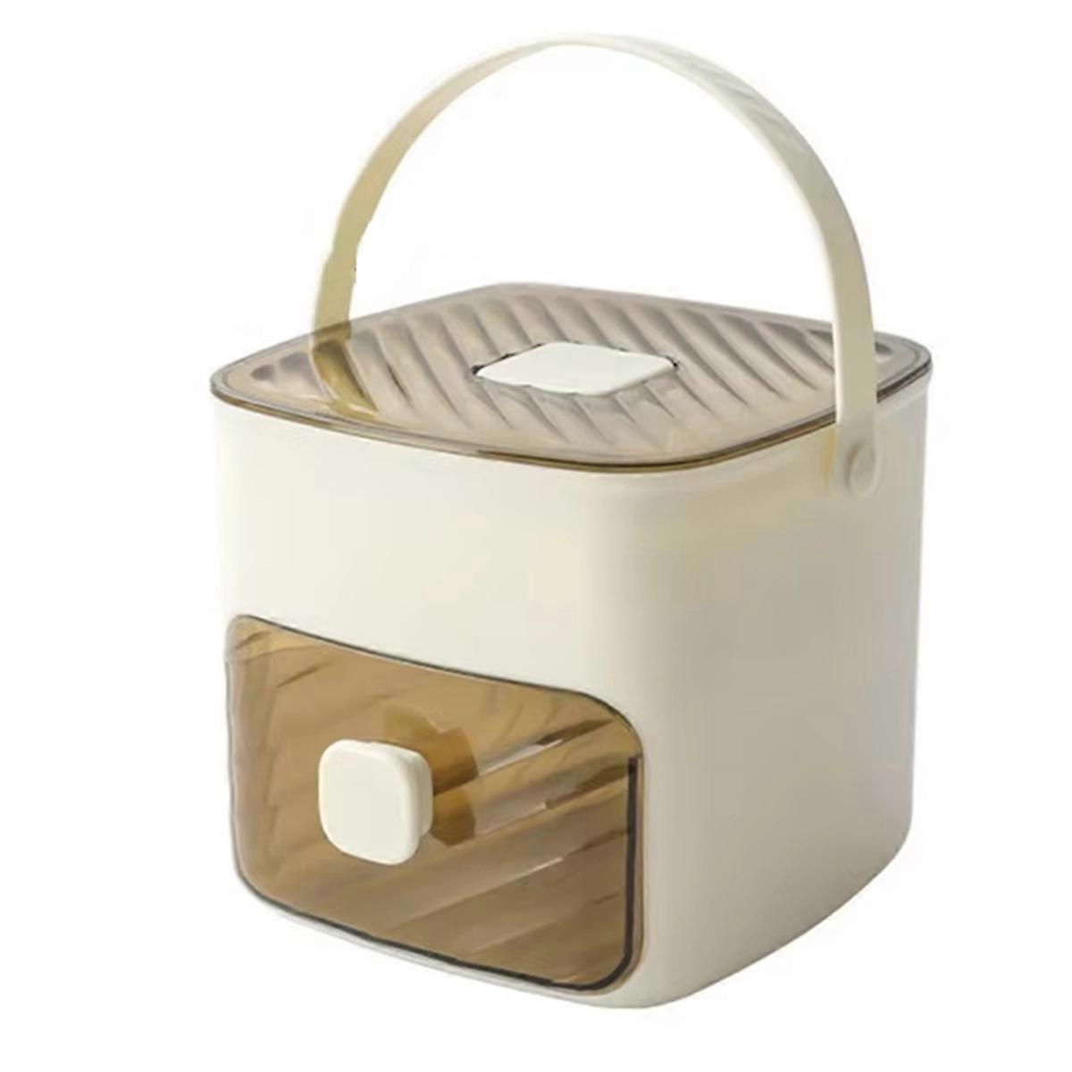 2-Layer Ice Block Tray with Mold, Ice Storage Box for Fridge, Ideal for Drinks & Food Storage