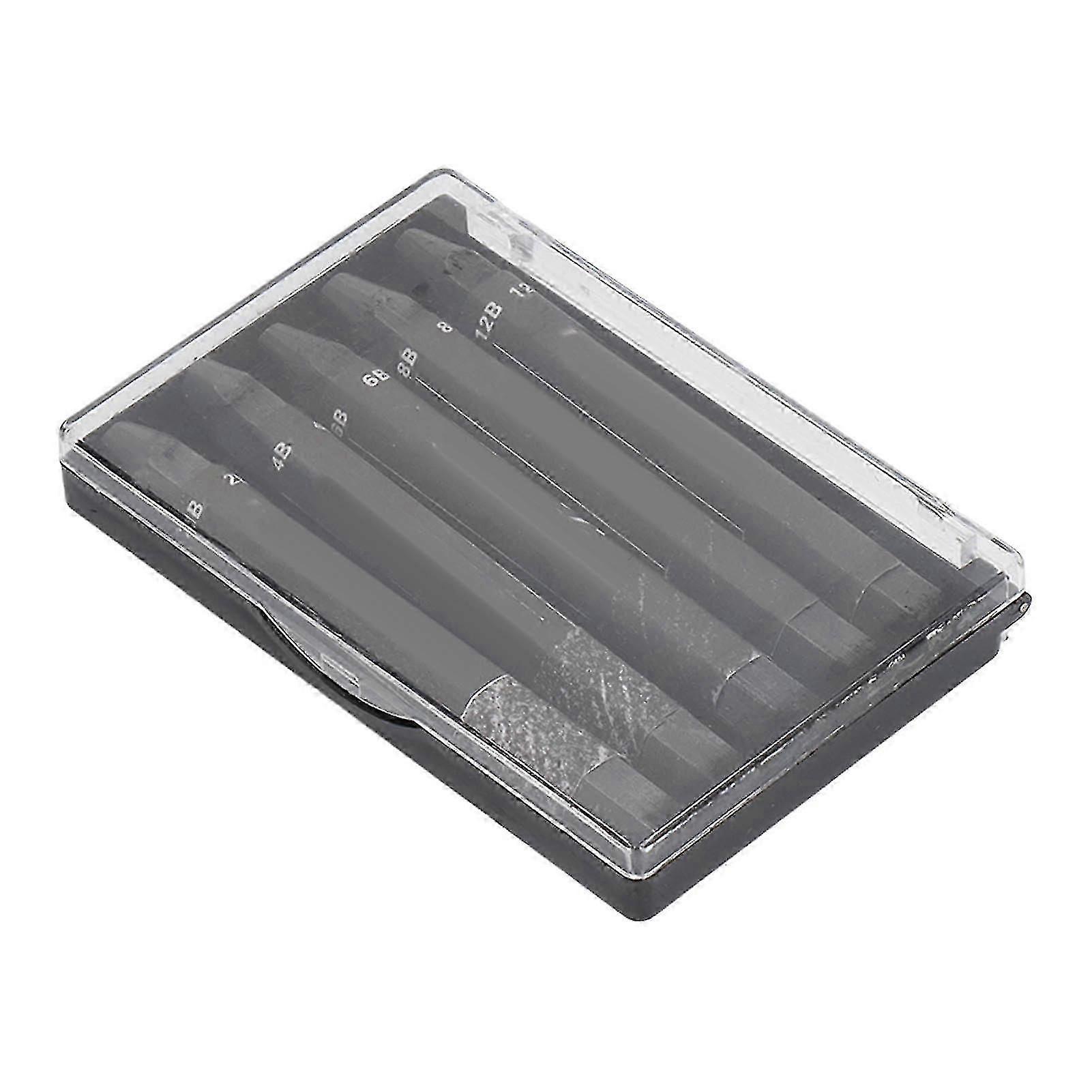 5 Pcs Graphite Sticks Water Soluble Safe Environmentally Friendly Hex Rod Graphite Stick Set for Sketching