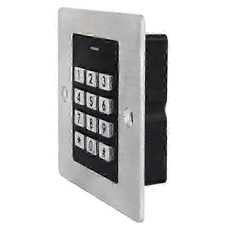 Waterproof WG26 Keypad Access Control System with Metal Shell for Garage Door and Gate Opener, Supports up to 1000 Users, Embedded Installation