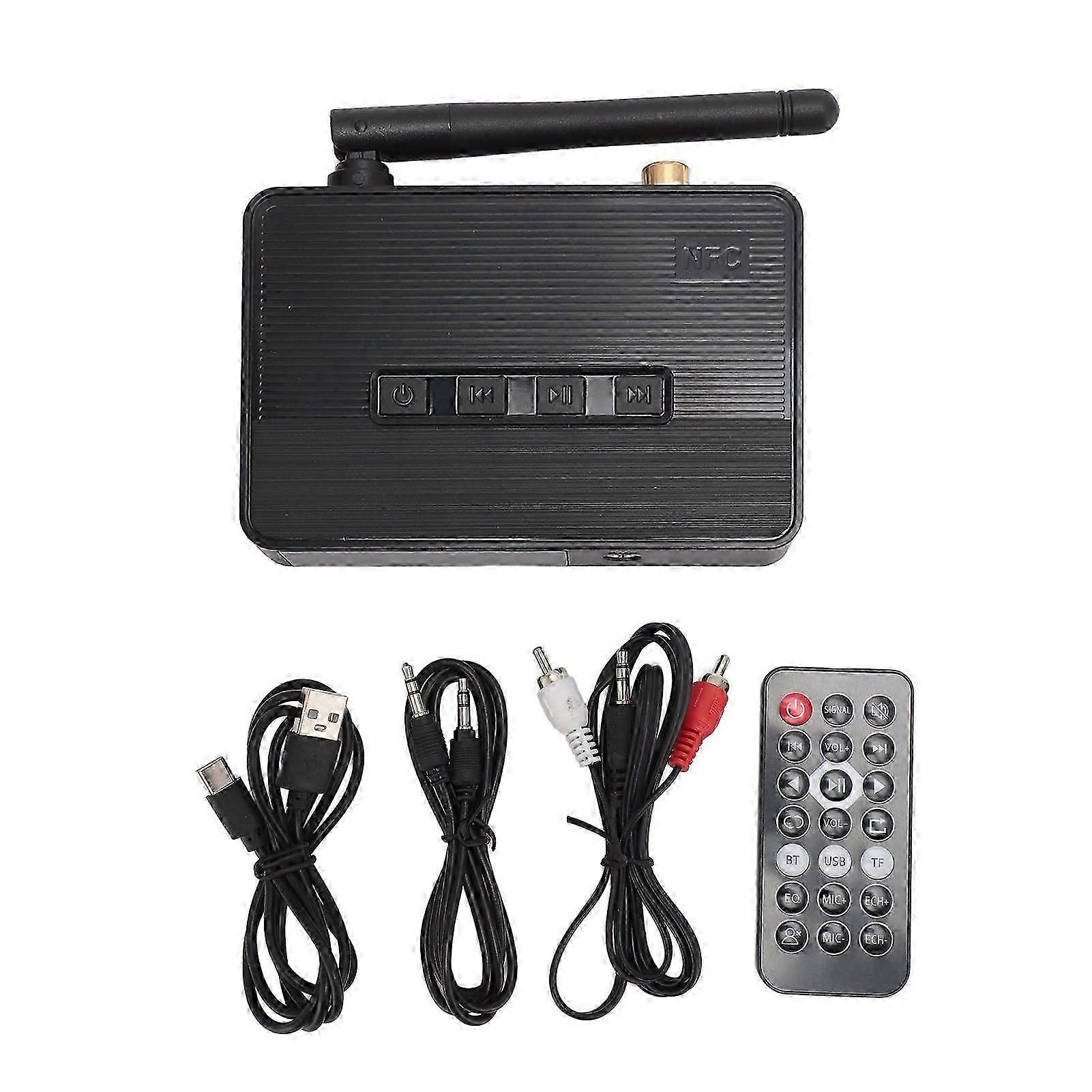 Bluetooth 5.3 Receiver Prossional Smart NFC Function HiFi Stereo Sound Bluetooth Sound Receiver for Home Car Stereo SystemHwy