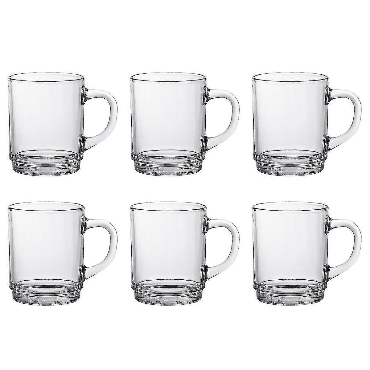 Duralex Set of 6 Versailles Clear 26cl Mugs