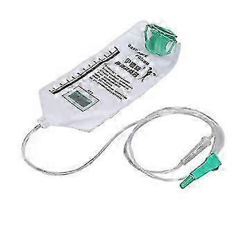 Enema Bag Kit Reusable Large Capacity Home Enema Bag for Colon Cleaning 1200ml with 10 Tube Head