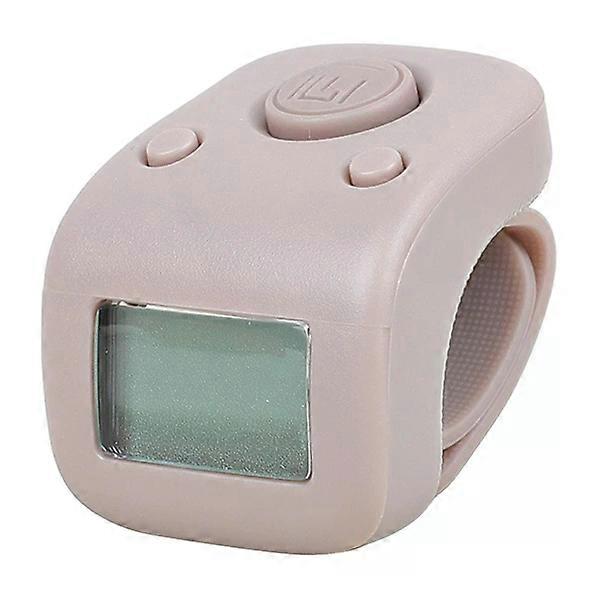 Portable Mini Rechargeable Digital Finger Ring Electronic Hand Tally Counter 6 Digits Prayer Counter Click For W/ Usb C yc