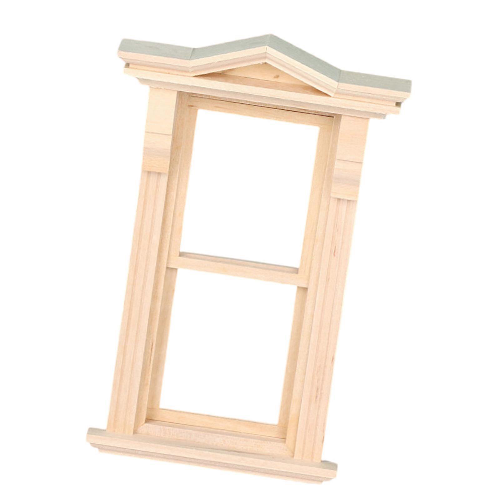 Miniature Unpainted Oaken Chest Press Window For Model House With Tall Ceiling Plan Easy Assembly Multicolor